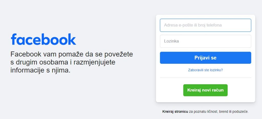 Facebook službena stranica