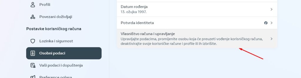 Deaktivacija ili brisanje