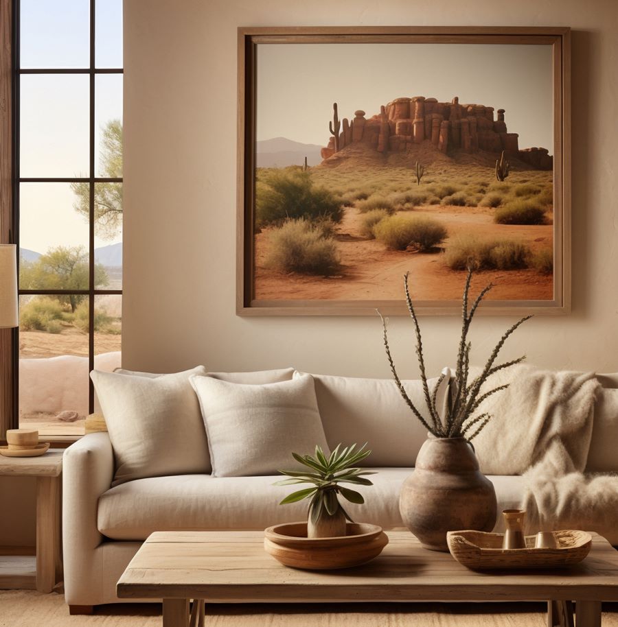 Dnevna soba umjetnički detalji