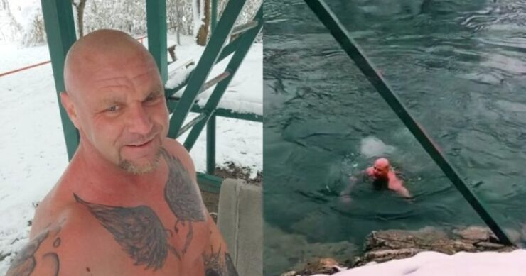 Ključanin u ledenoj Sani na -4°C: “Radim ovo već treću godinu, ali nije za svakoga”