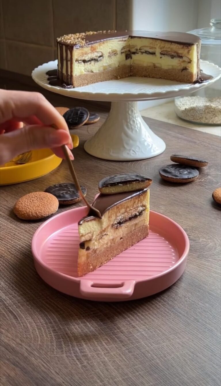 Klasična torta s Jaffa keksom i bananama
