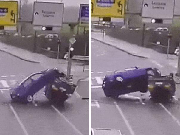 Mladić bježao od policije, izazvao tešku nesreću pa nastavio trčati kao da ništa nije bilo