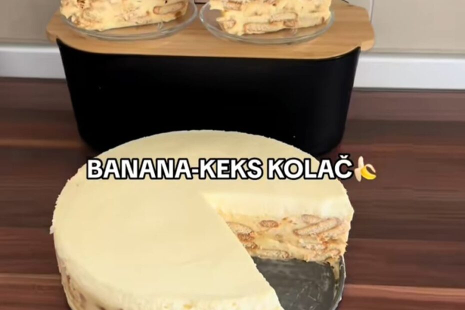Brzi i kremasti banana keks kolač