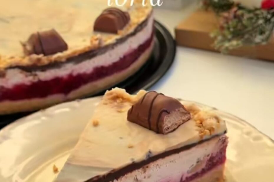 Kinder malina torta bez pečenja - savršena kombinacija čokolade, kremastog fila i osvježavajućih malina