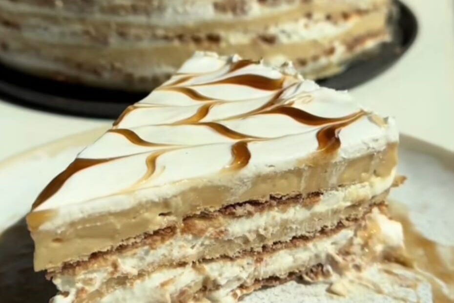 Šeherezada torta - kremasta karamel poslastica s turskim keksom koja se topi u ustima