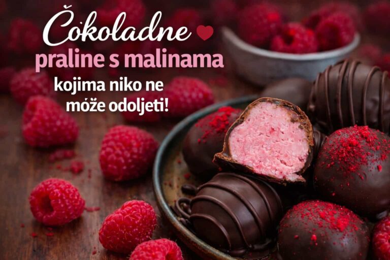 Čokoladne praline s malinama (Chocolate Raspberry Truffles)