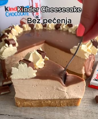 Kinder Cheesecake (bez pečenja)