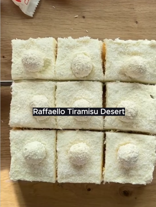 Raffaello Tiramisu Desert