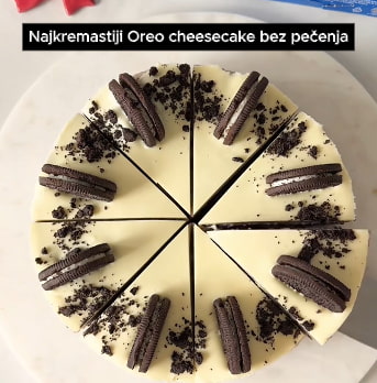 Oreo cheesecake bez pečenja