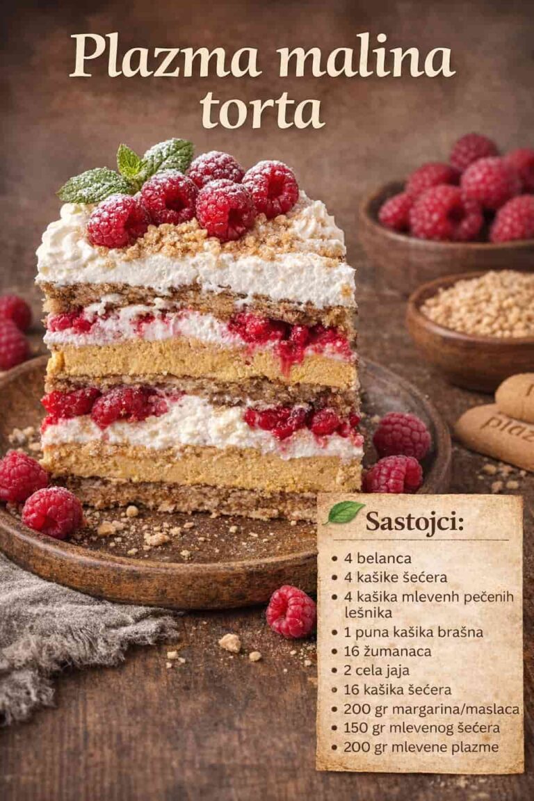 Sočna, kremasta i puna malina! – Plazma malina torta