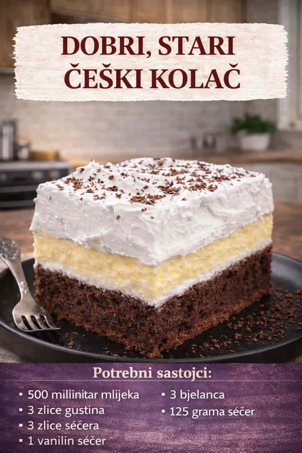 Dobri stari Češki kolač – tradicionalni recept koji uvijek uspijeva