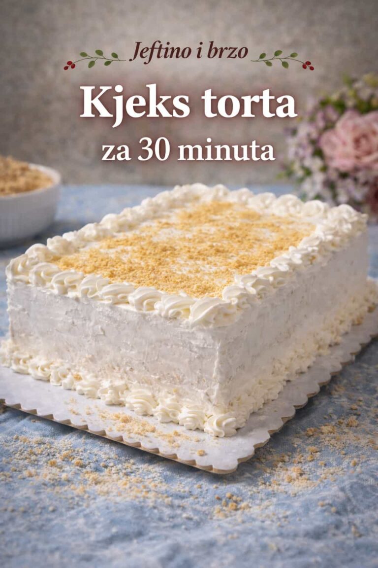 Kjeks torta za 30 minuta