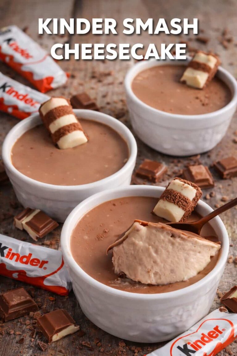 Kinder Smash Cheesecake – Brzi kolač od samo 5 sastojaka 🍫