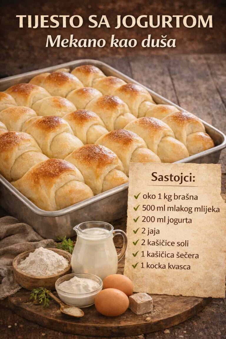 TIJESTO SA JOGURTOM: Za sve vrste peciva, mekano kao duša