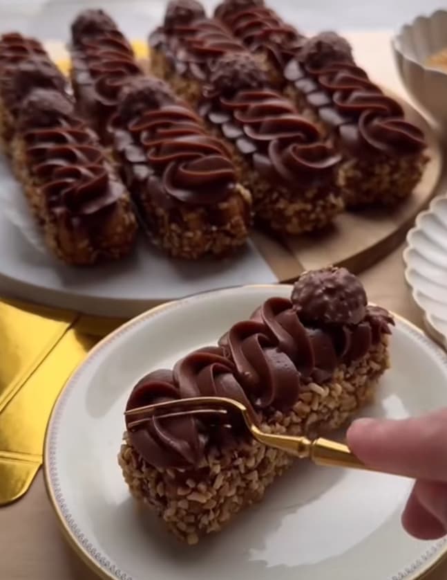 Čokoladni “Ferrero” kolačići od piškota (bez pečenja)