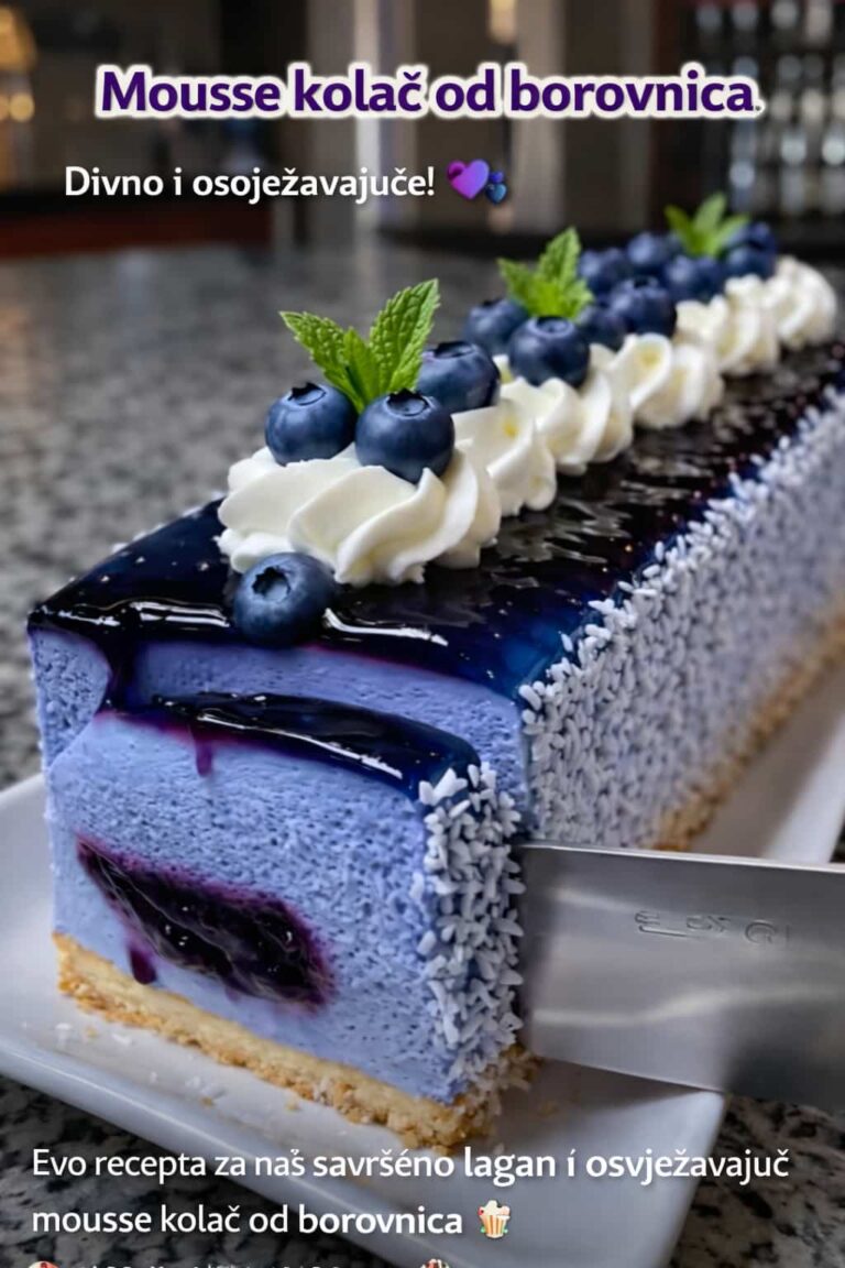 Torta od mousse-a sa borovnicama