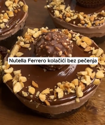 Nutella Ferrero kolačići bez pečenja