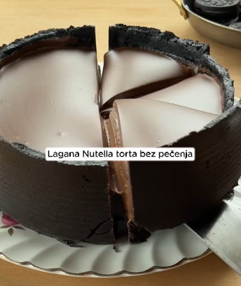 Lagana Nutella torta bez pečenja