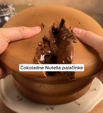 Čokoladne Nutella palačinke