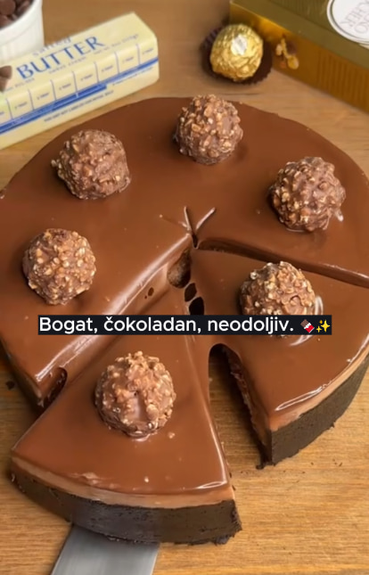 Ferrero Rocher Tiramisu Torta