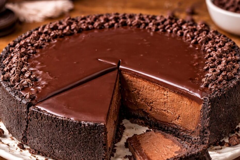 Bogati čokoladni cheesecake bez pečenja