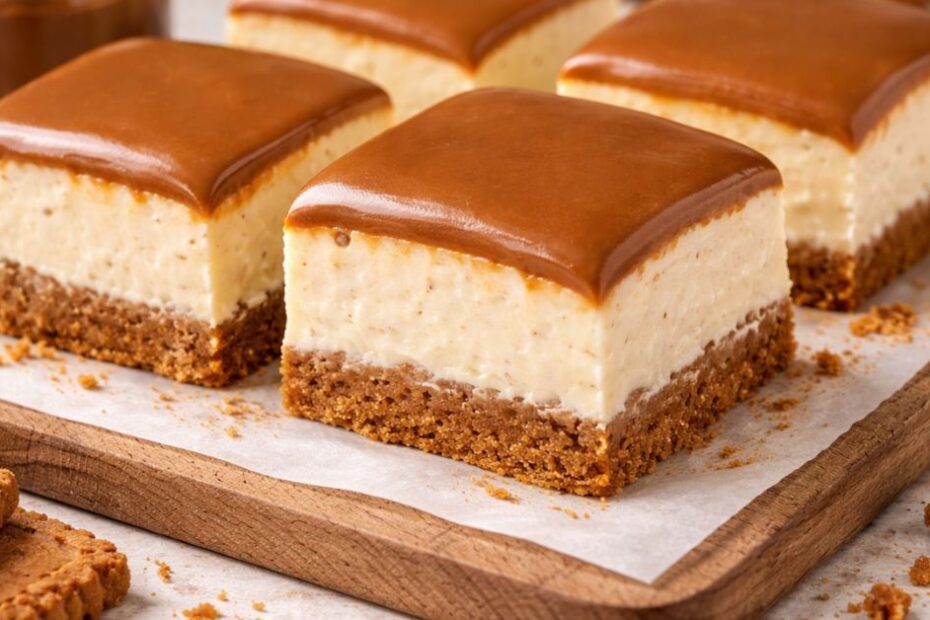 Cheesecake kocke s vanilijom i Biscoff namazom