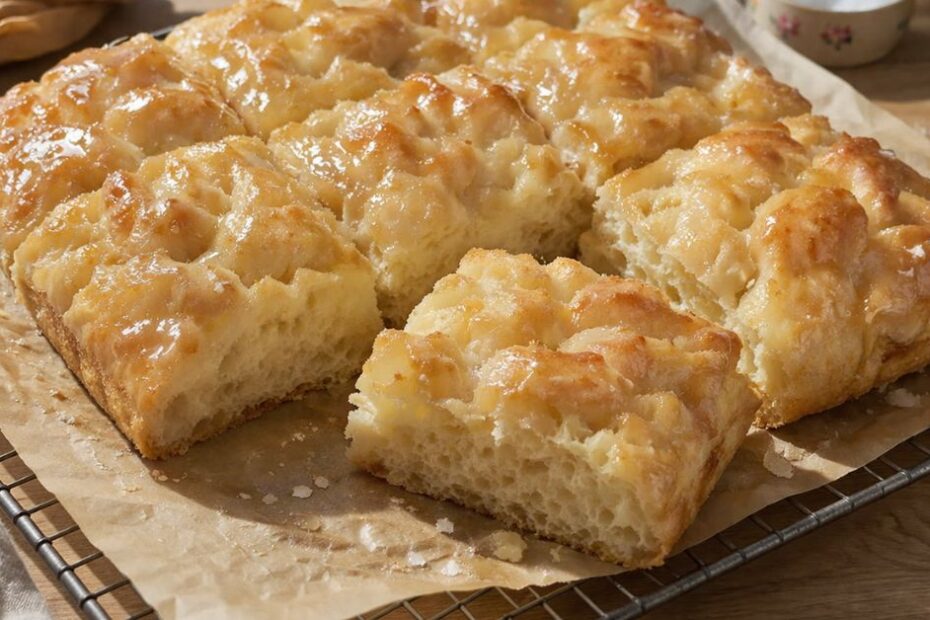 Domaća focaccia u stilu glaziranih krofni