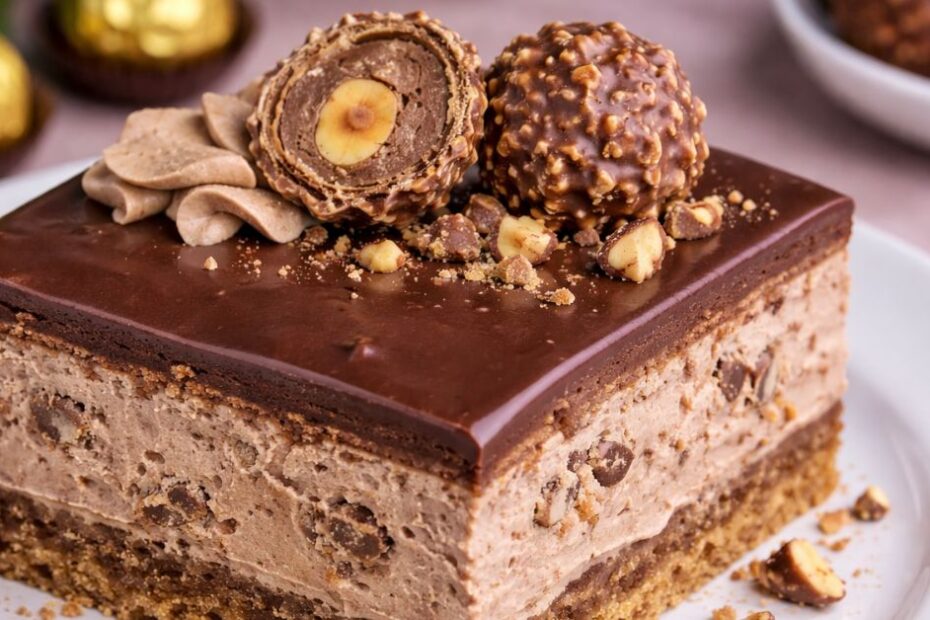 Ferrero Rocher cheesecake