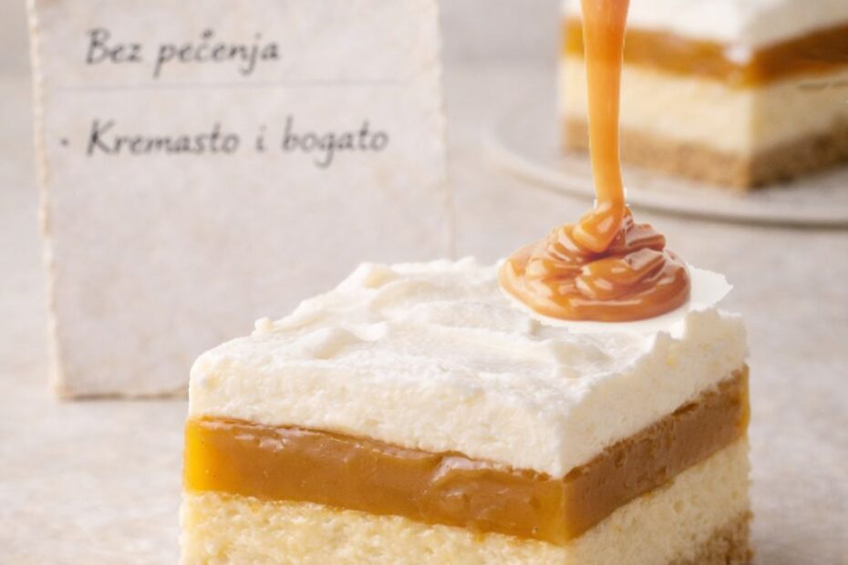 Karamel kolač sa keksom