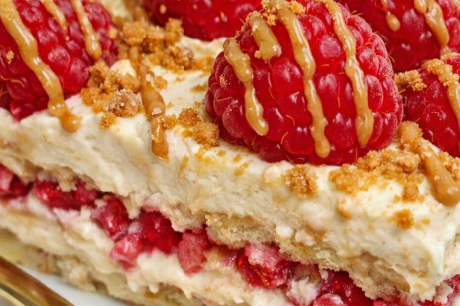 Lotus Biscoff tiramisu s malinama