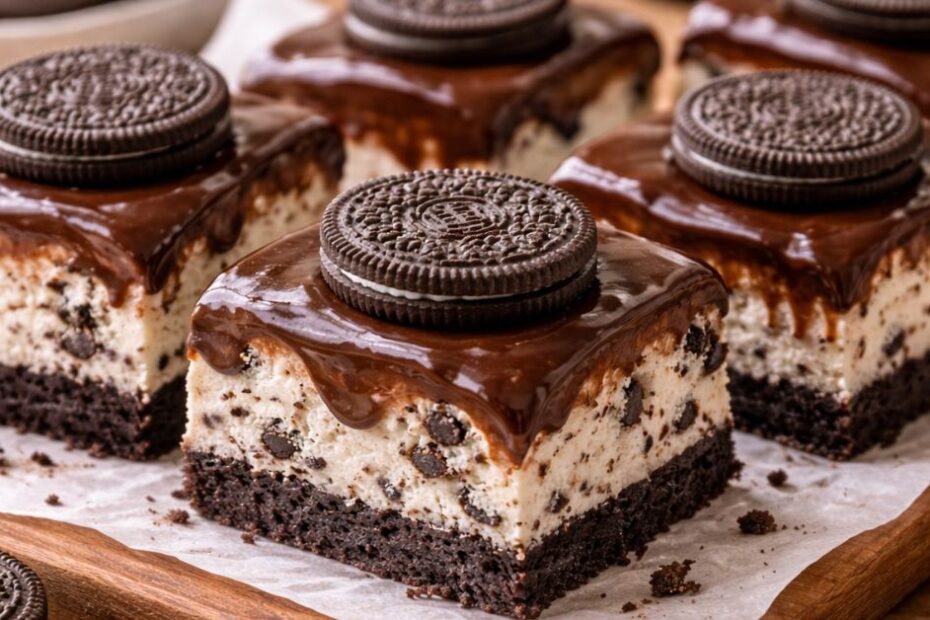 Oreo cheesecake kocke bez pečenja