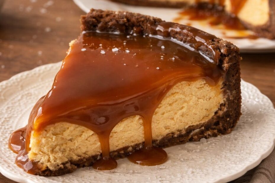 Pečeni cheesecake sa slanim karamelom
