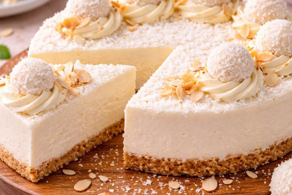 Raffaello cheesecake