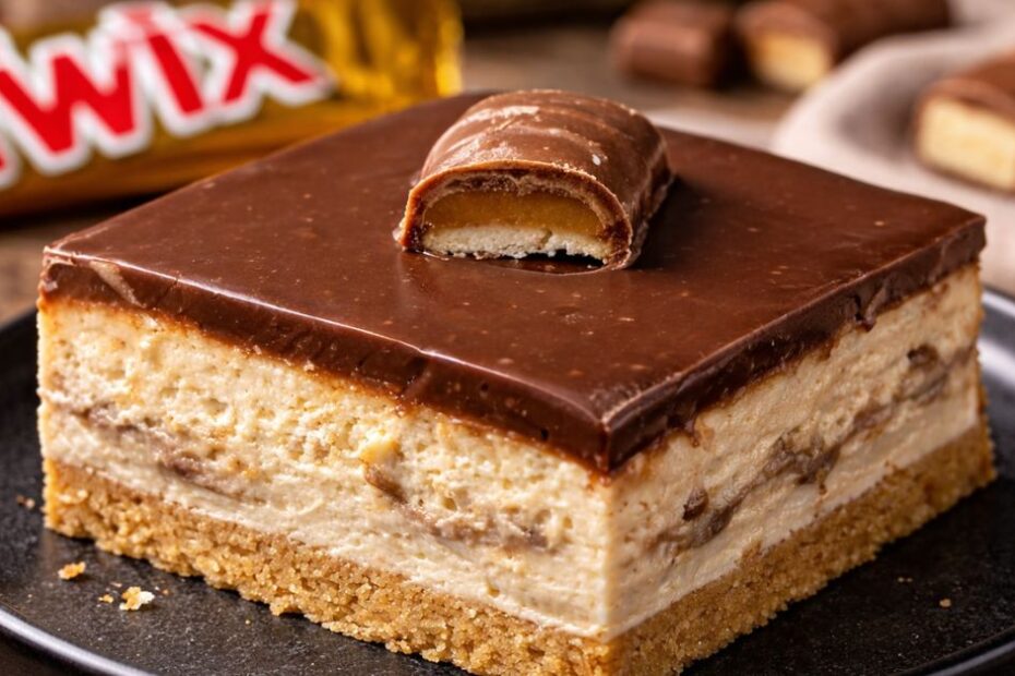 Twix cheesecake čokoladne kocke