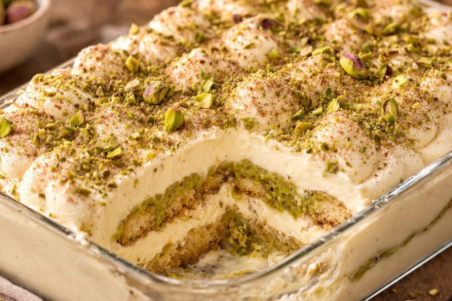 Vanilija pistacija tiramisu