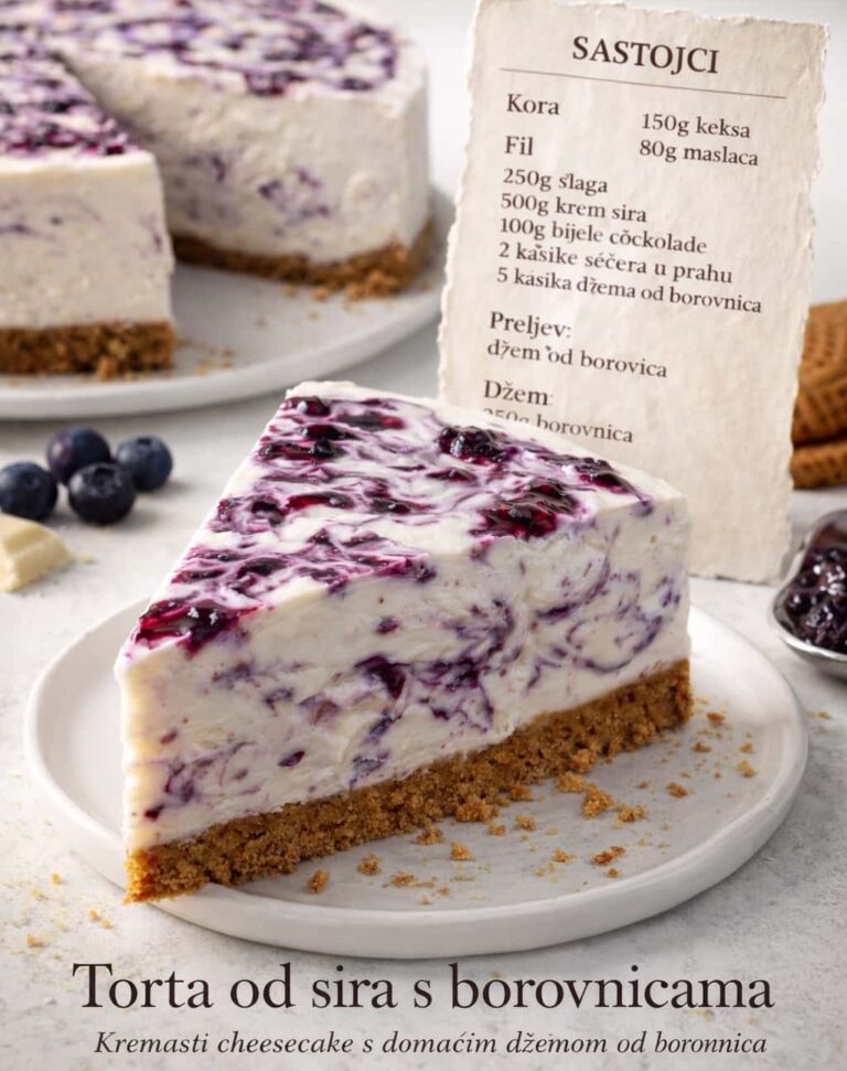 Torta od sira s borovnicama