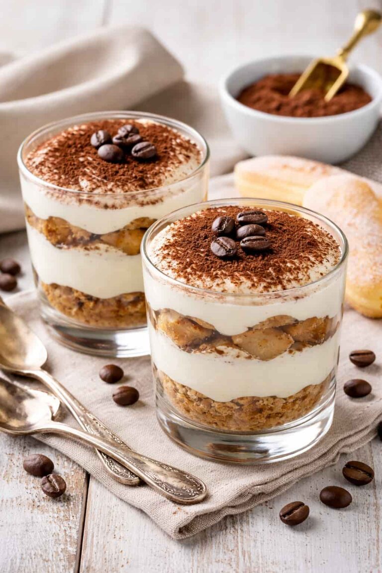 Tiramisu cheesecake u čaši (bez pečenja i bez želatine)