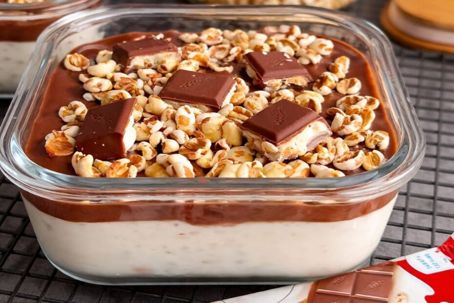 Deserti za jednu porciju inspirisani Kinder Country čokoladicom