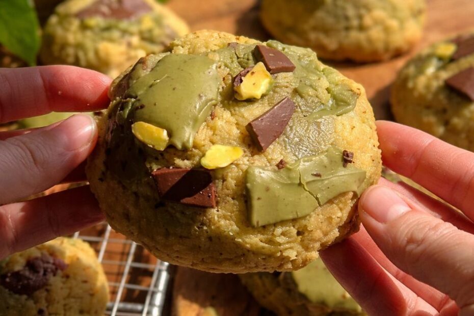 NYC stil pistacija proteinski keks sa 21 g proteina po keksu