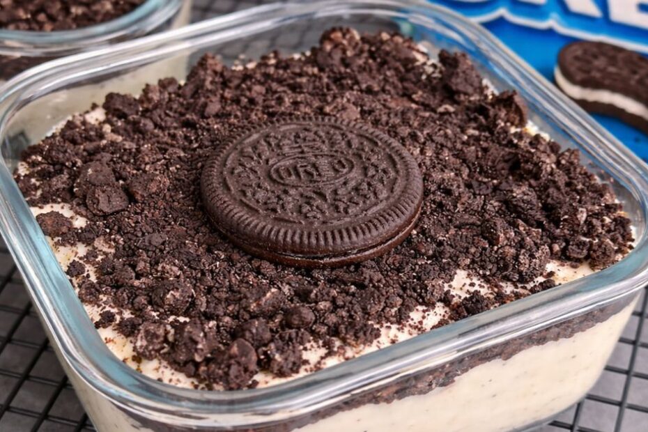 No-bake desert u jednoj porciji – “Mole” stil s Oreo keksom