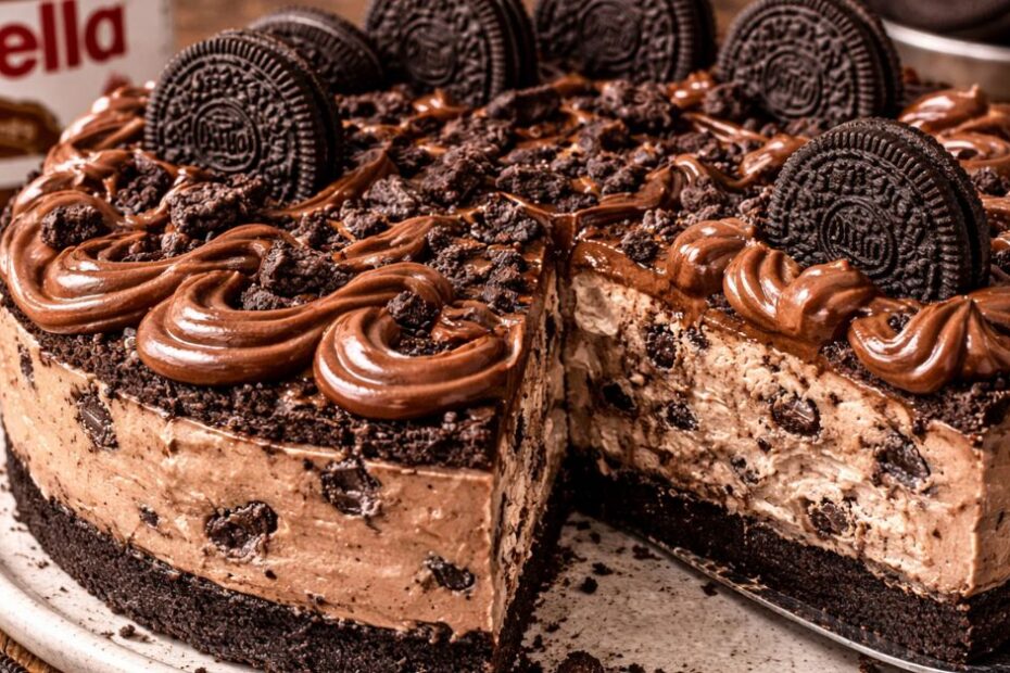 Oreo Nutella cheesecake bez pečenja