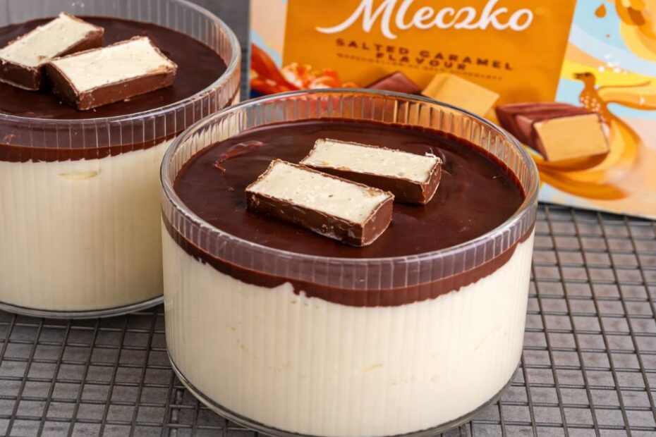 Ptičje mlijeko desert u čaši