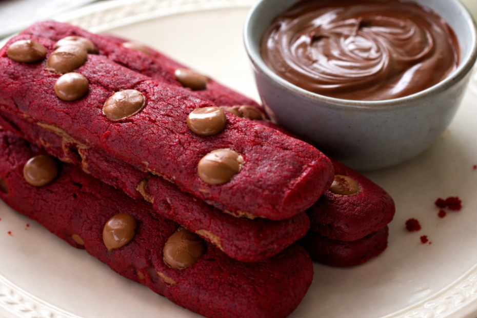 Red Velvet kolačići u obliku pomfrita